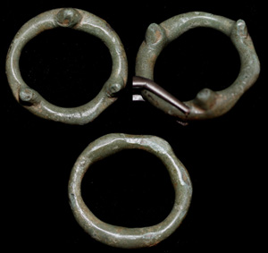 Celtic Proto Ring Money with Three Knobs, c. 600-400 BC Celtic Proto Ring Money with Three Knobs, c. 600-400 BC